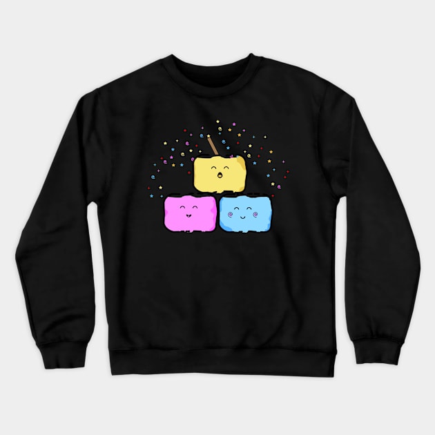 marshmallow cute Crewneck Sweatshirt by dodolanlaku